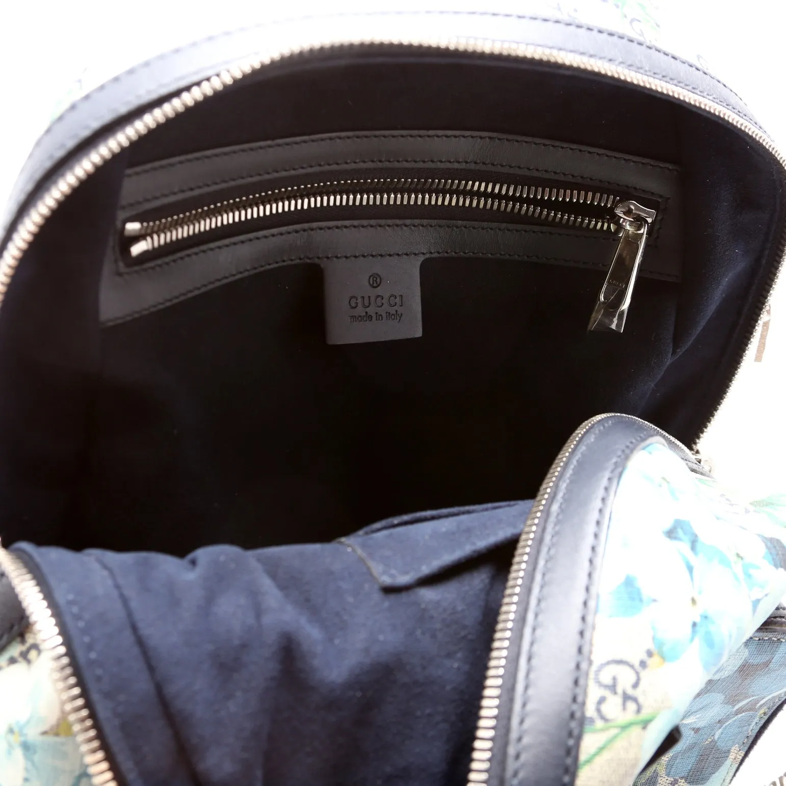 427042 GG Supreme Blooms Backpack Navy