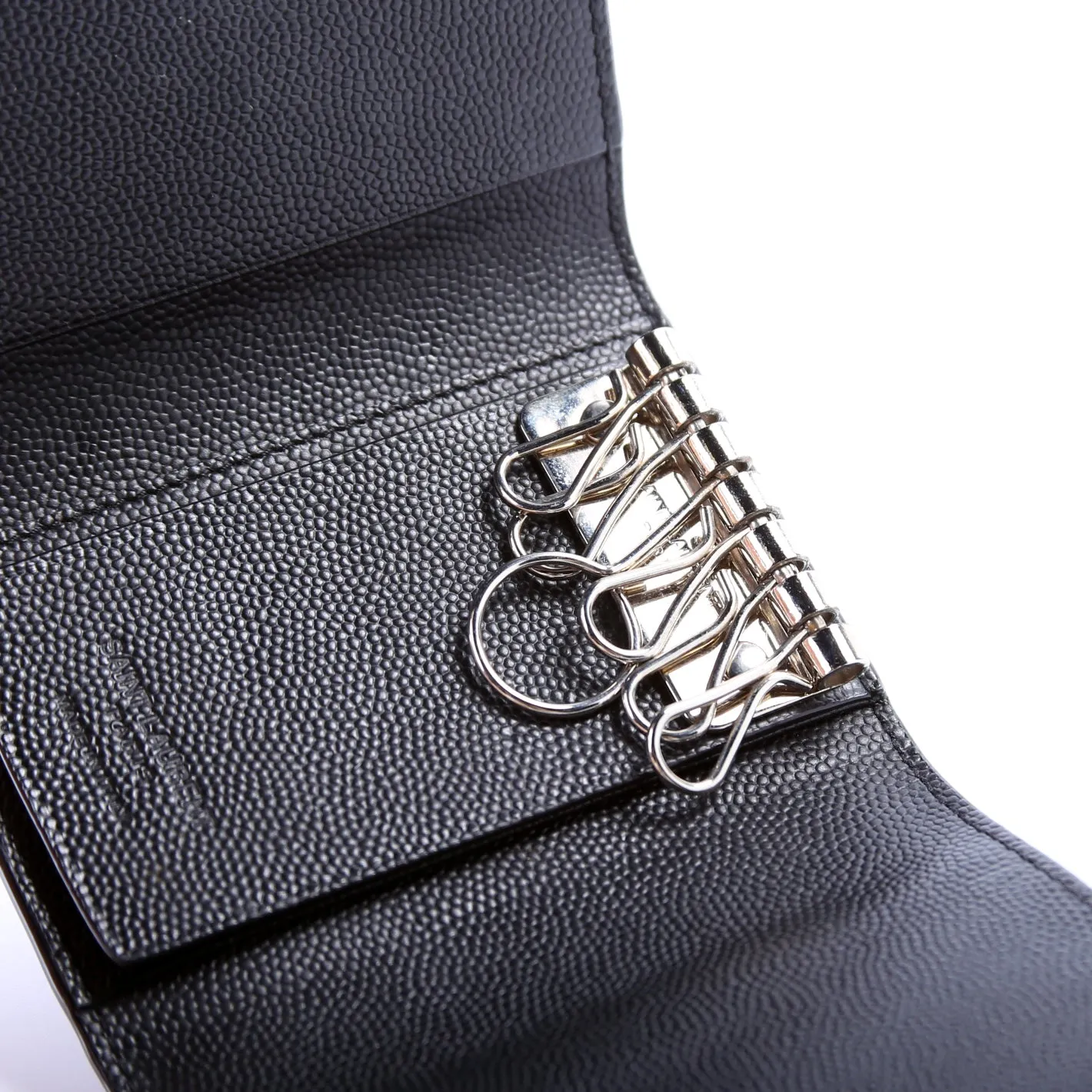 6 Key Holder Grain Leather 485634