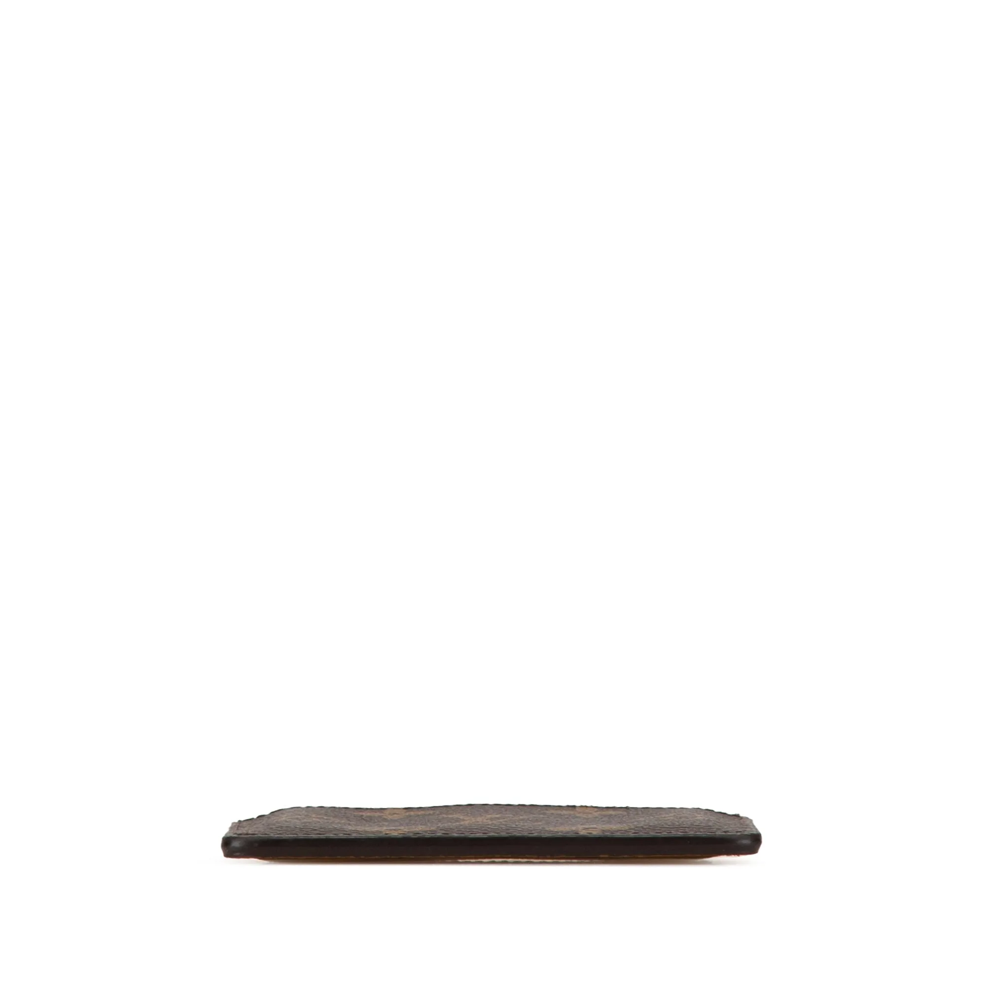 Brown Louis Vuitton Monogram Reverse Card Holder