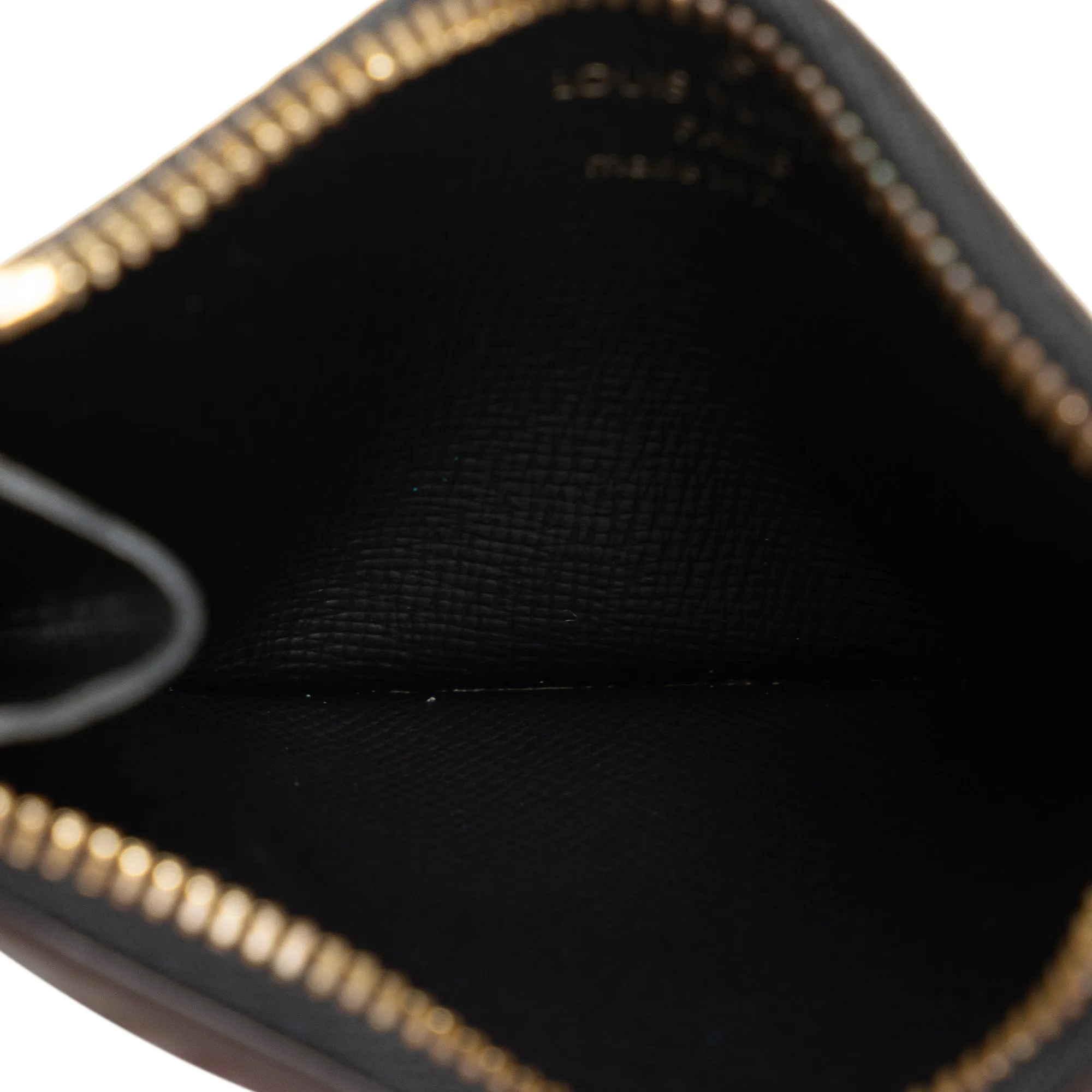 Brown Louis Vuitton Monogram Reverse Romy Card Holder