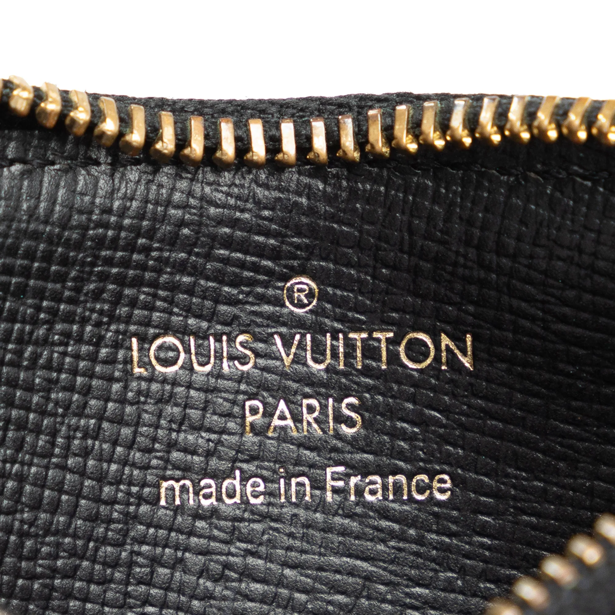 Brown Louis Vuitton Monogram Reverse Romy Card Holder