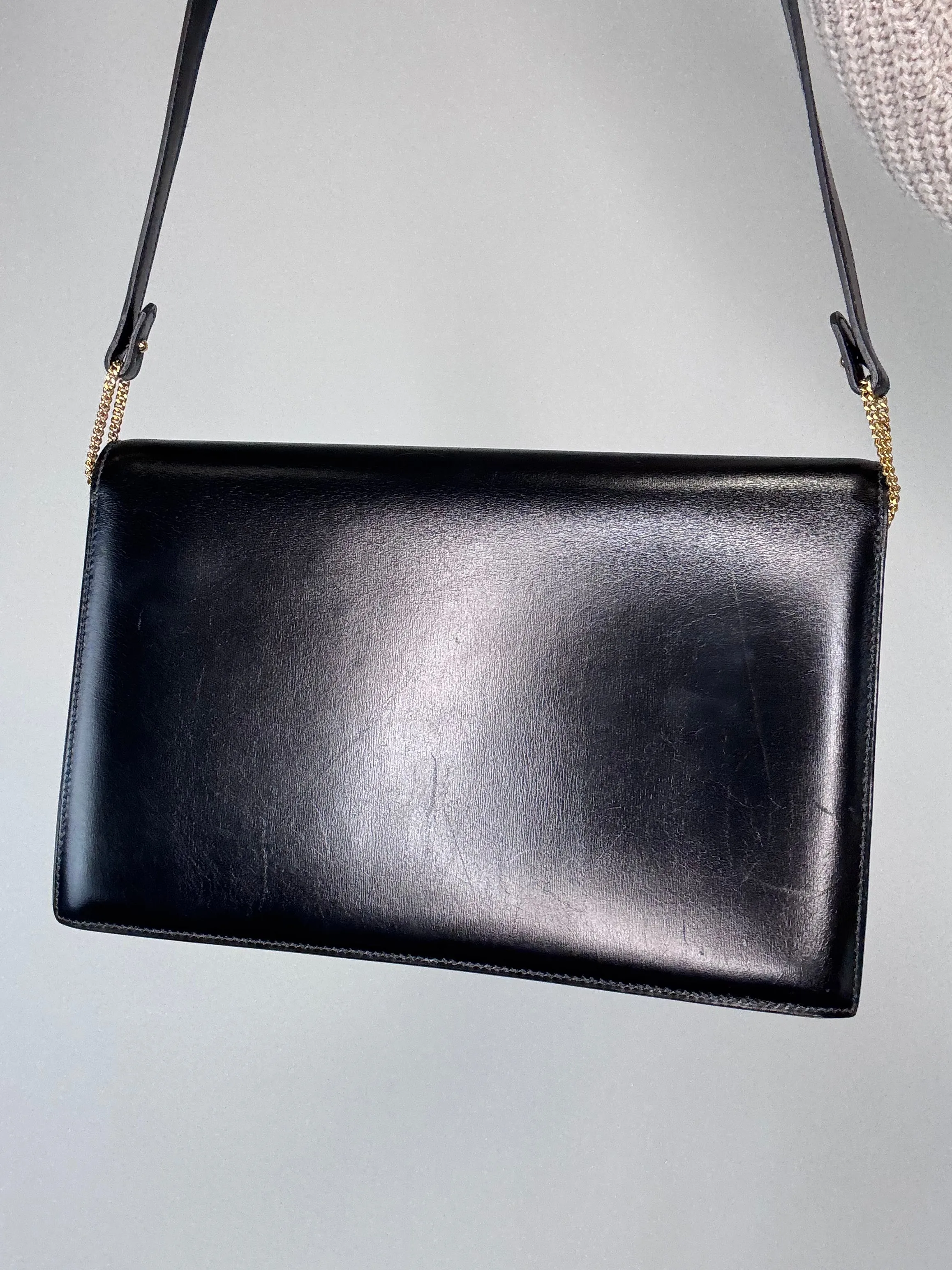 Hermes Libby Vintage Box CalfSkin Bag