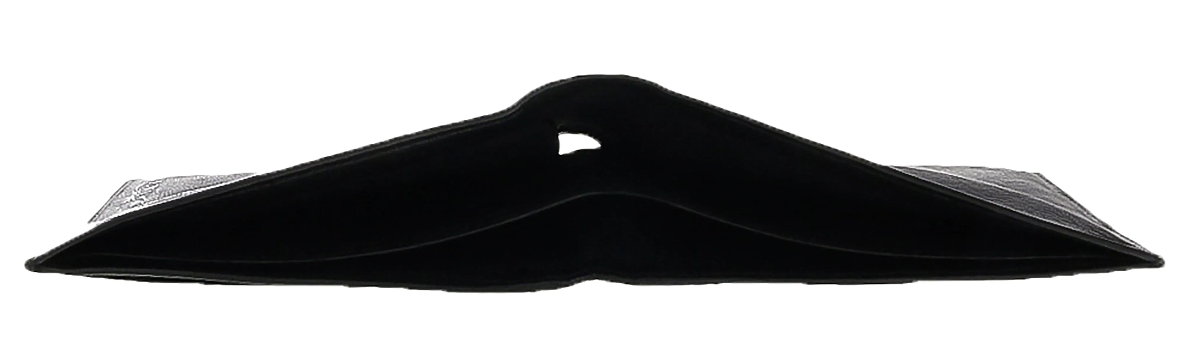 Luciano Barbera CLUB SASA NERO Black Leather Wallet