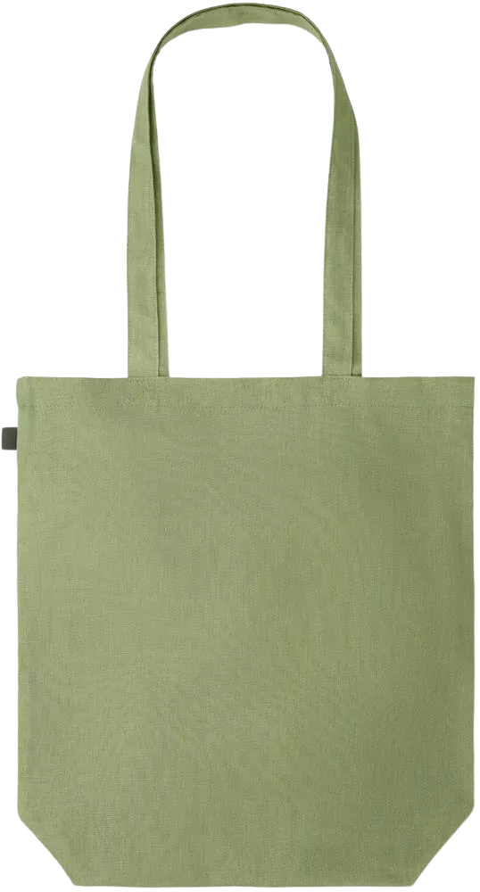 Premium colored organic hemp shopping bag