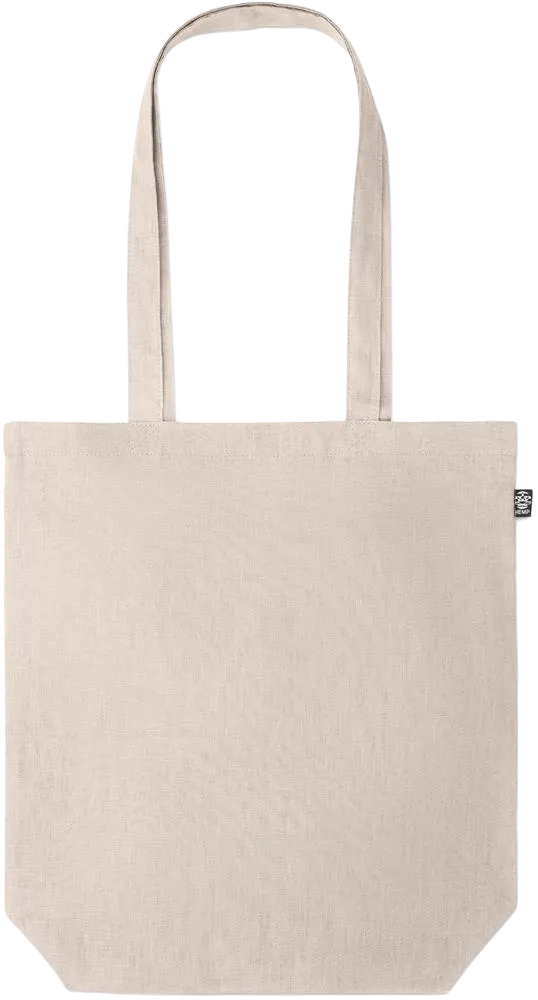 Premium colored organic hemp shopping bag
