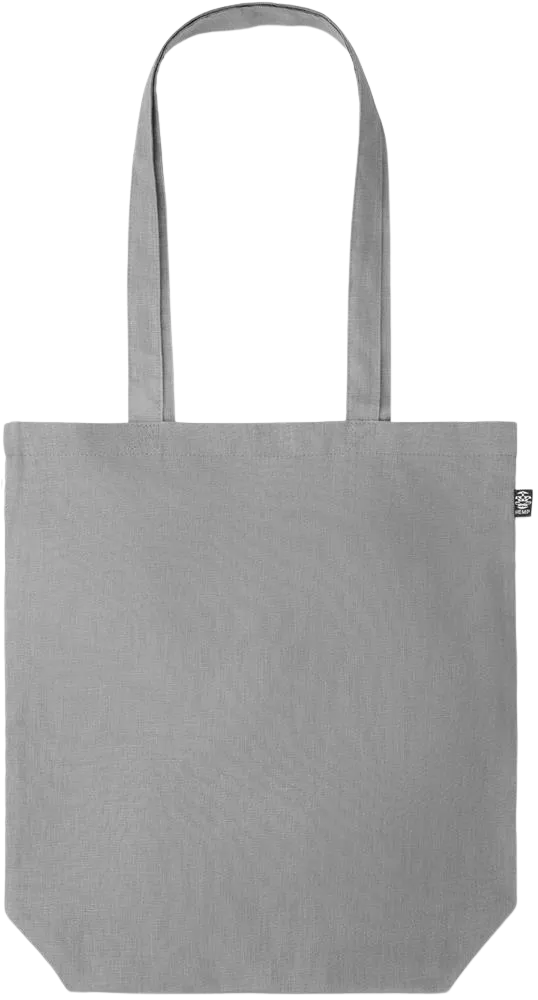 Premium colored organic hemp shopping bag