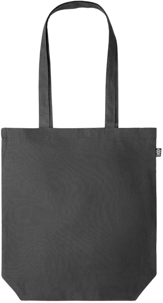 Premium colored organic hemp shopping bag