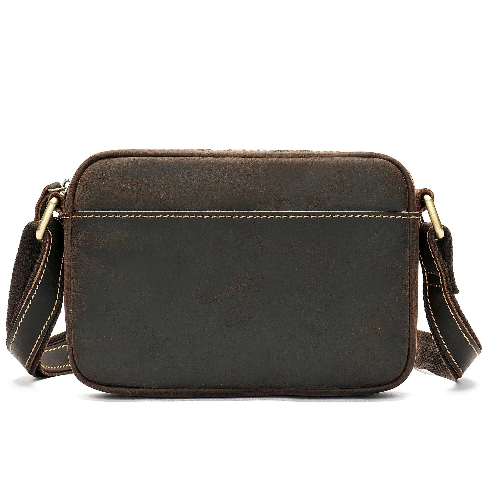 UAKISS  -  New Men's Cow Leather Shoulder Bag Sports Casual Male Crossbody Bag
