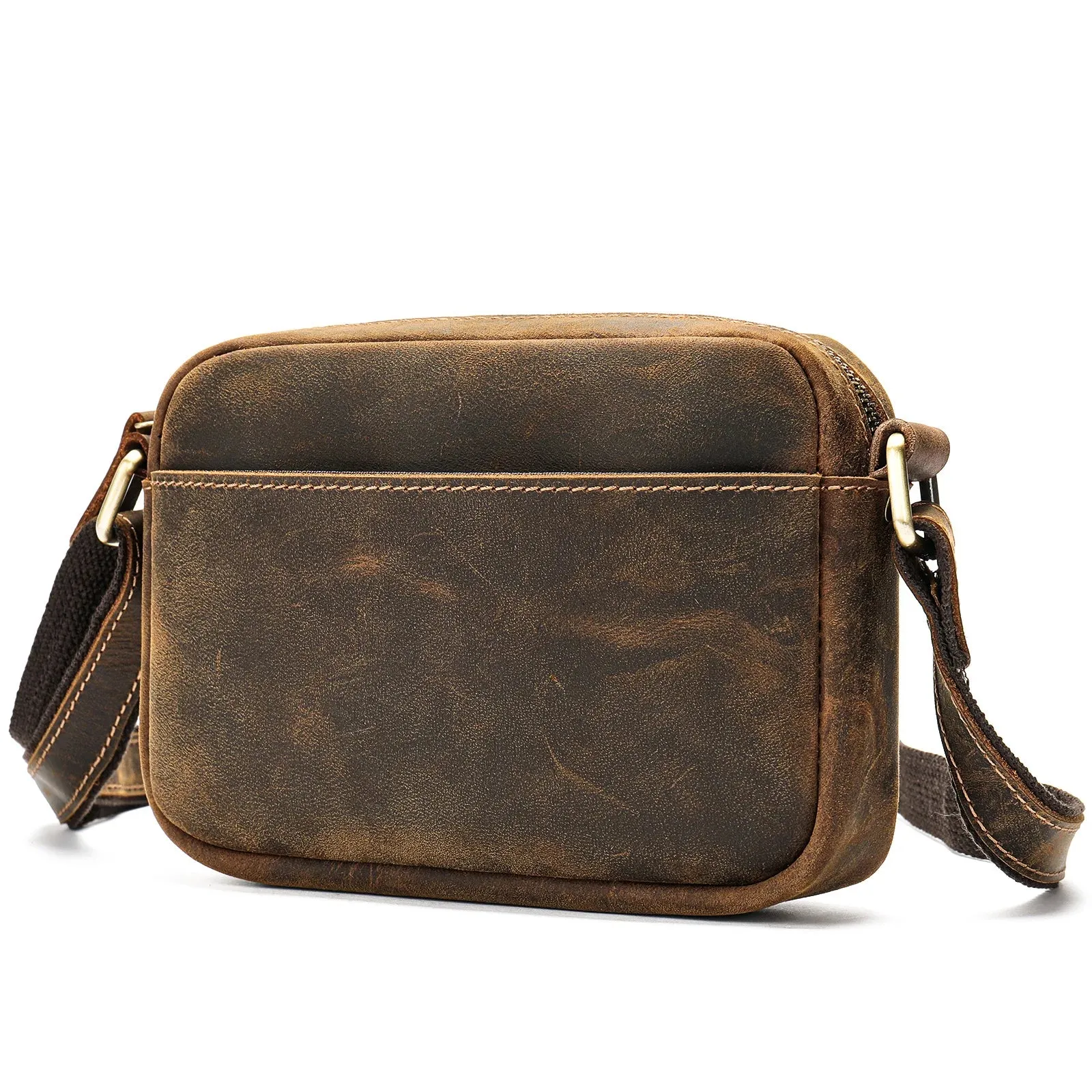 UAKISS  -  New Men's Cow Leather Shoulder Bag Sports Casual Male Crossbody Bag